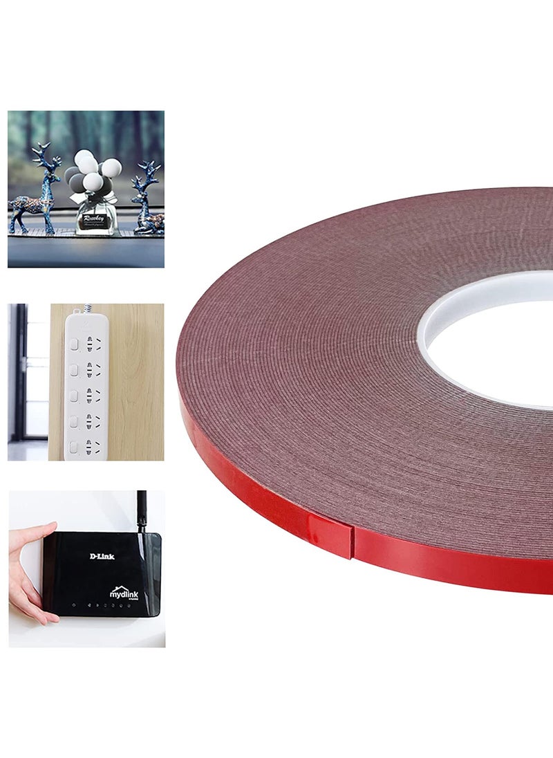 Bestrix - Double Sided Tape - Heavy Duty Mounting Adhesive Tape, Waterproof Foam Tape for LED Strip Lights,Home Decoration, Office Decorations (0.39In x 108 Ft | Pack of 1) - Image 1