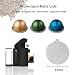 Clinuse Aluminum Foil Lids Seals for Nespresso Vertuo Pods 100Pcs Reusable Nespresso Capsules Coffee Pods Cover Seals Compatible with Nespresso Vertuoline Vertuo 61mm Gray - Image 4