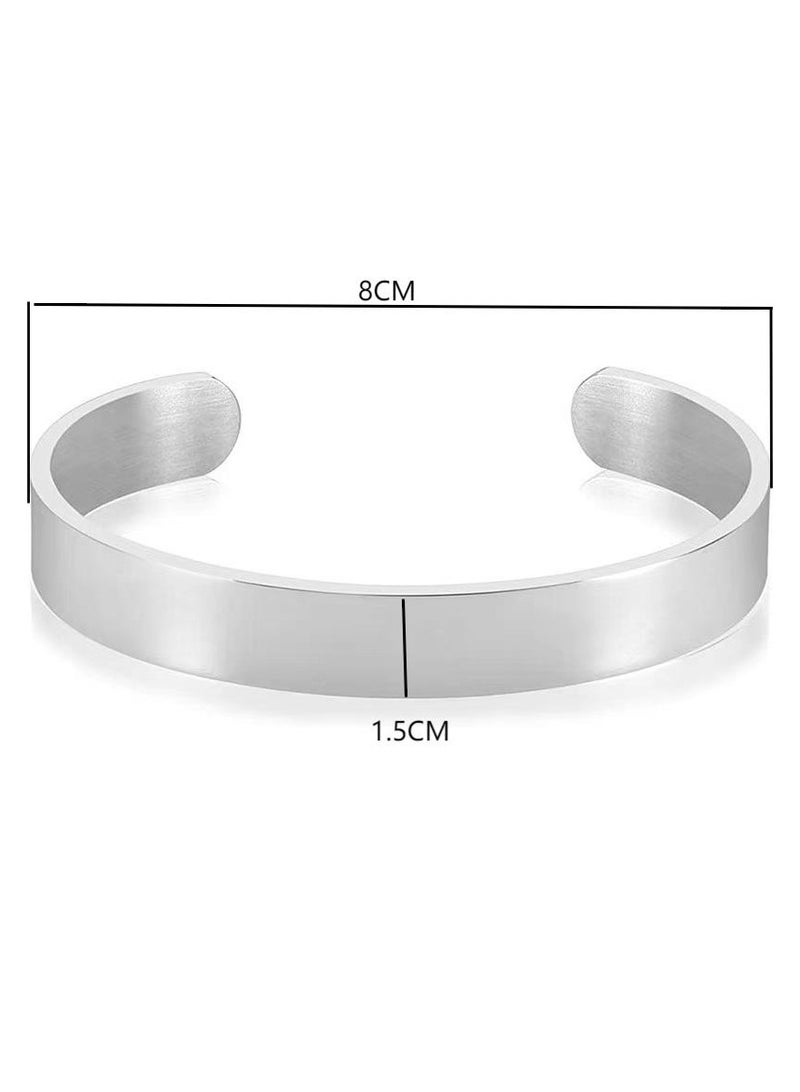 Sister Gift Bracelet Cuff - Side by Side or Miles Apart, Sisters Are Always Close at Heart - Christmas Birthday Gifts - Image 5