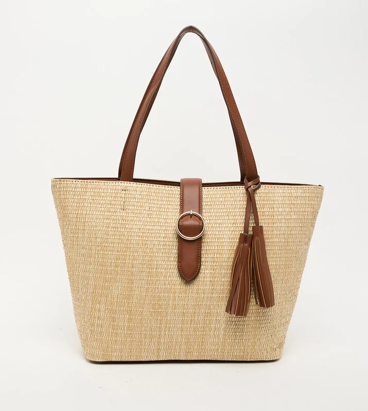 ان كلاين Anne Klein Akh6170 Brown Women's Shoulder Bag
