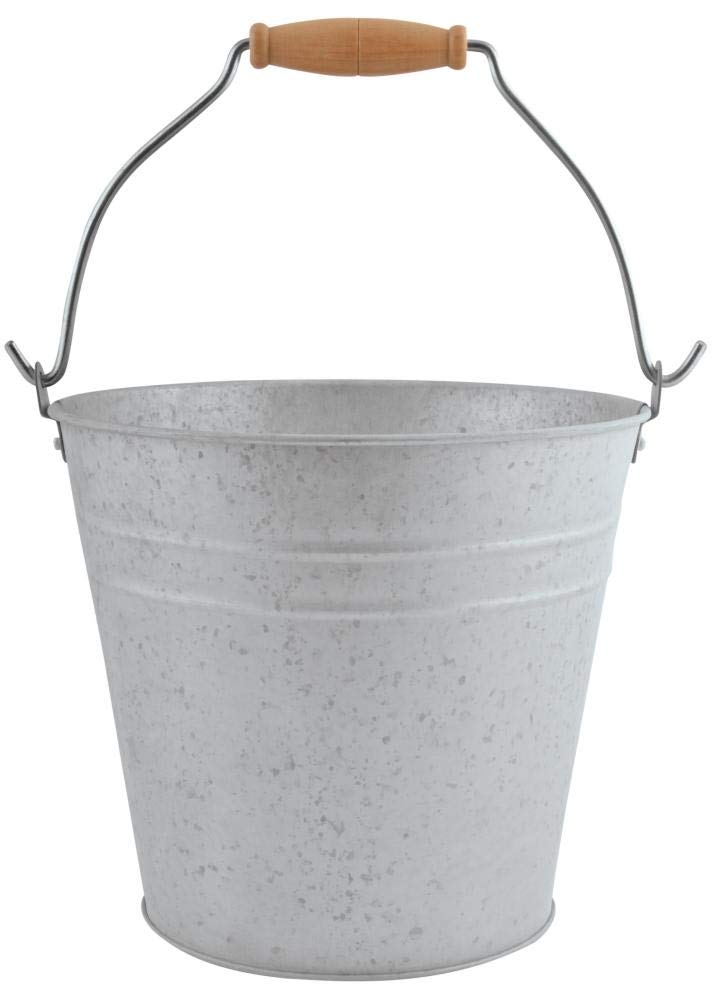 Esschert Design OZ47 Small Zinc Bucket with Handle 5 L