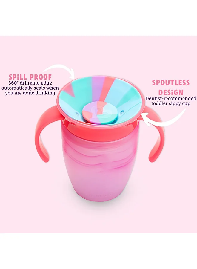 Munchkin 360° Tropical Swirl Trainer Cup, 7Oz, 6 Months And Above