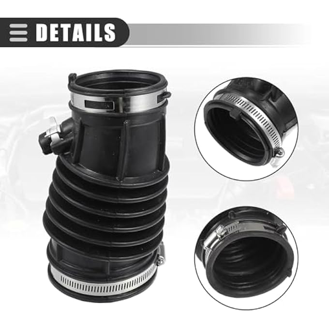 CHEFRU Air Intake Tube Hose Compatible With CR-V 2015-2016 Car Air Intake Hose With Clamp Rubber 172285LAA00 Air Filter Flow Intake Hose - Image 5