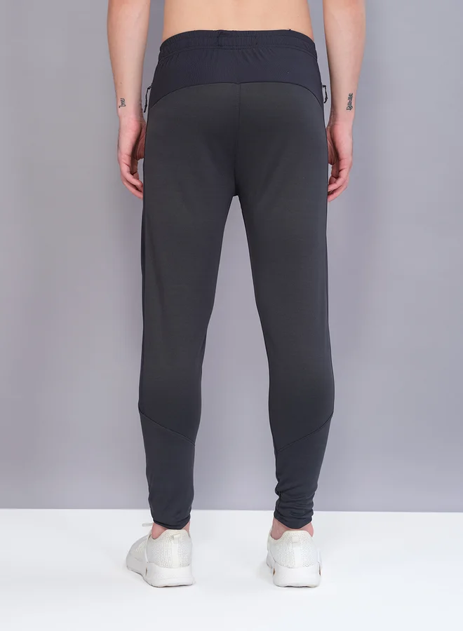 Technosport Technosport Men Solid Slim Fit Track Pants