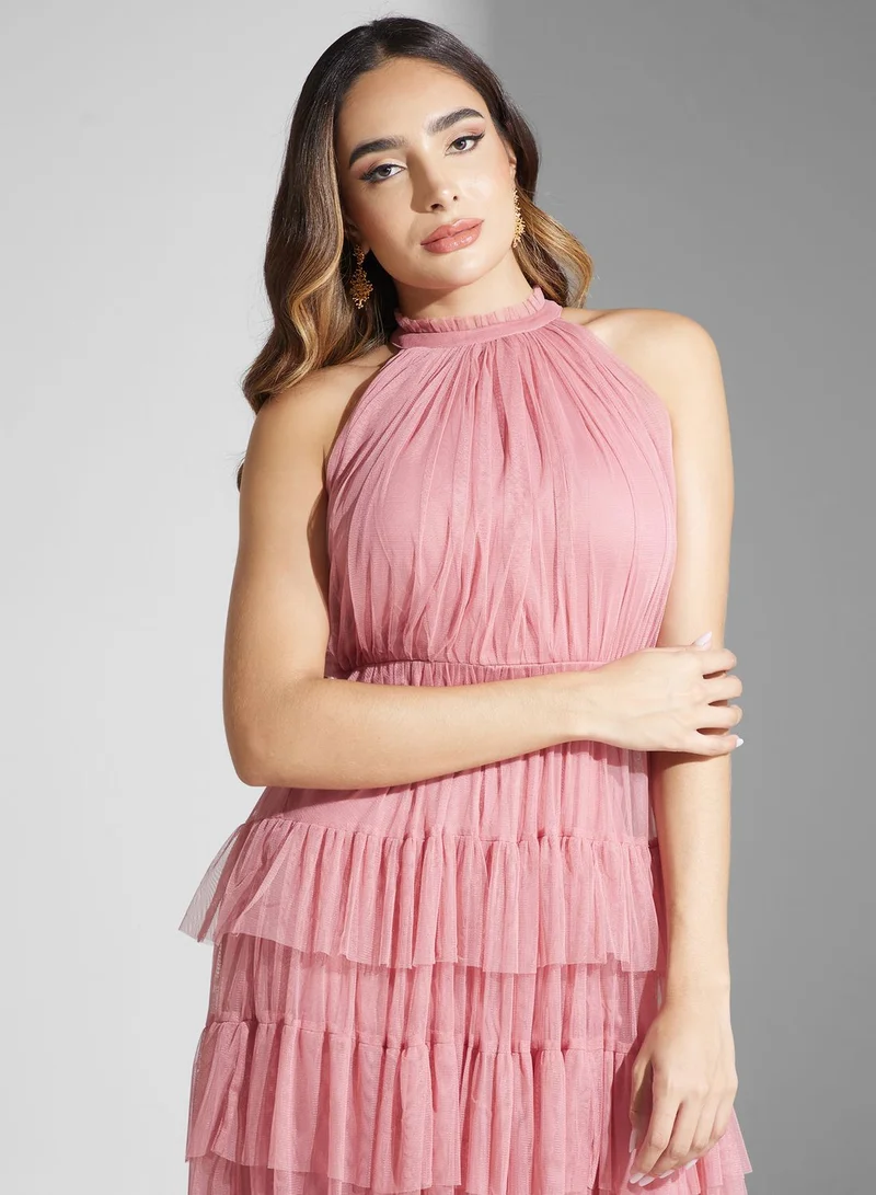 Anaya With Love Halter Neck Dress