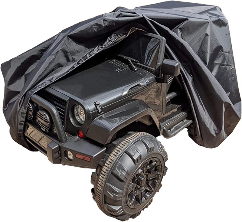 tonhui Large Ride-On Truck Toy Car Cover, Outdoor Cover for Power Wheels, Kids Electric Car Cover Waterproof All Weather Protect Kids Car Toy Vehicles - Universal Fit - Image 1