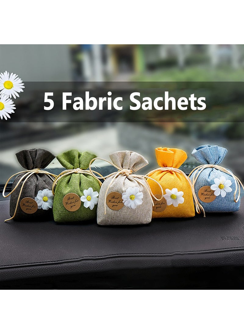 Generic 5 Pcs Car Air Freshener,Perfume Fragrance Sachets,Lavender Sachet Bags,Lavender Sachets for Drawers and Closets,Sachet Bags Scented for Men,with Long-Lasting Fragrance - Image 1