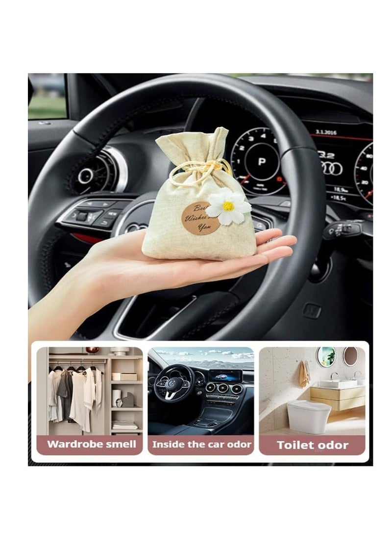 Generic 5 Pcs Car Air Freshener,Perfume Fragrance Sachets,Lavender Sachet Bags,Lavender Sachets for Drawers and Closets,Sachet Bags Scented for Men,with Long-Lasting Fragrance - Image 3