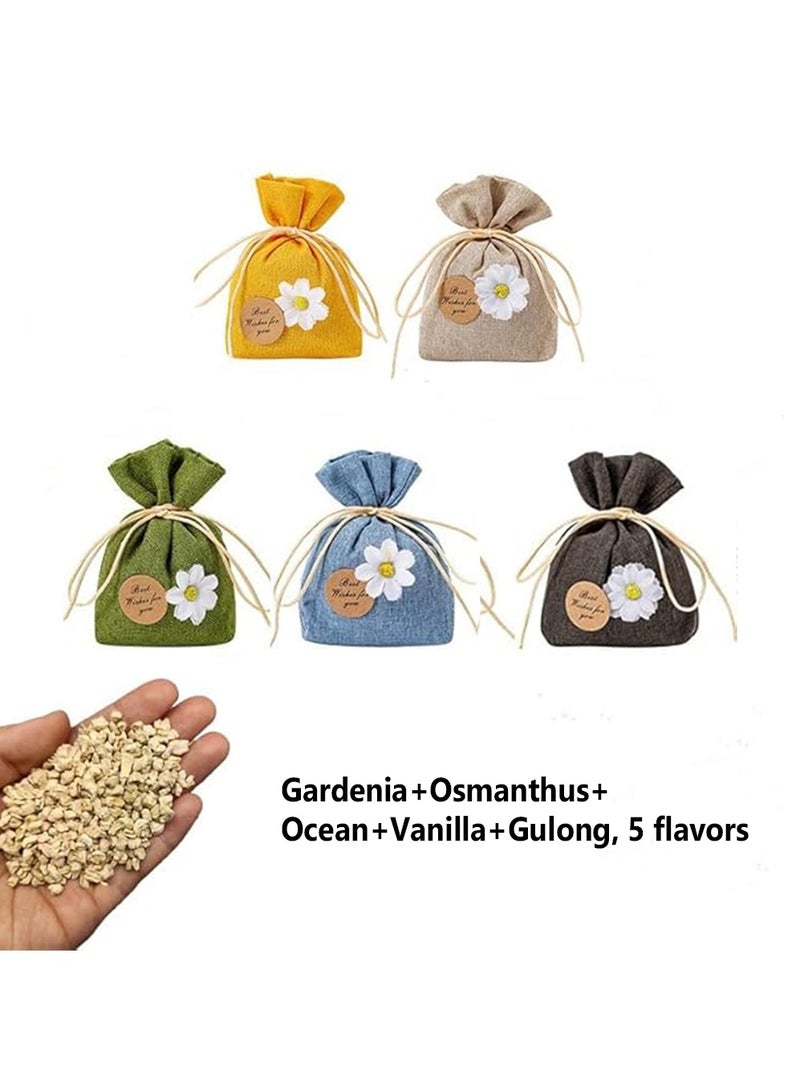 Generic 5 Pcs Car Air Freshener,Perfume Fragrance Sachets,Lavender Sachet Bags,Lavender Sachets for Drawers and Closets,Sachet Bags Scented for Men,with Long-Lasting Fragrance - Image 2