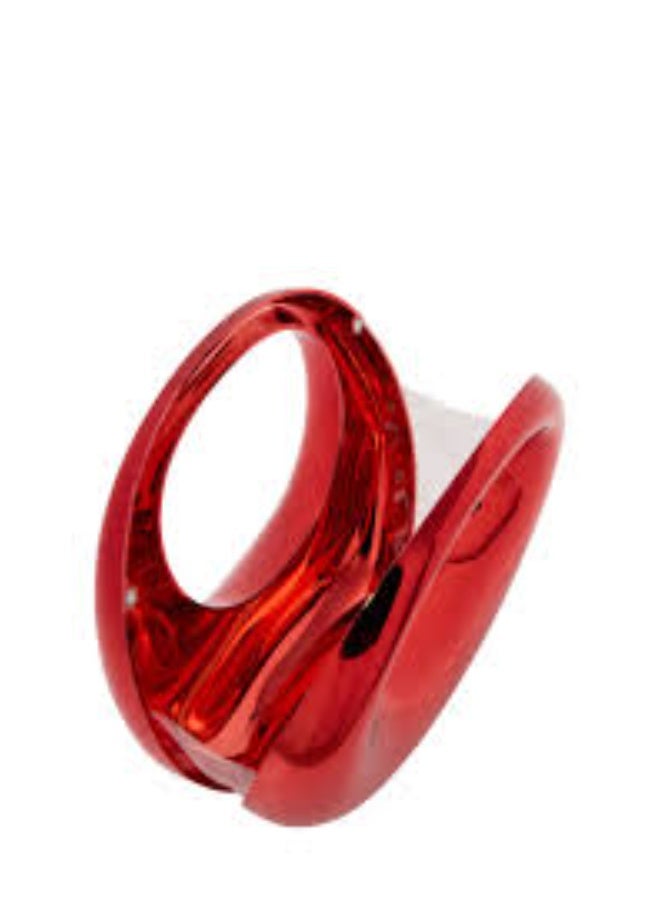 A unique moon-shaped acrylic women's handbag with a top handle, perfect for weddings, cocktail parties, and evening events. - Image 3