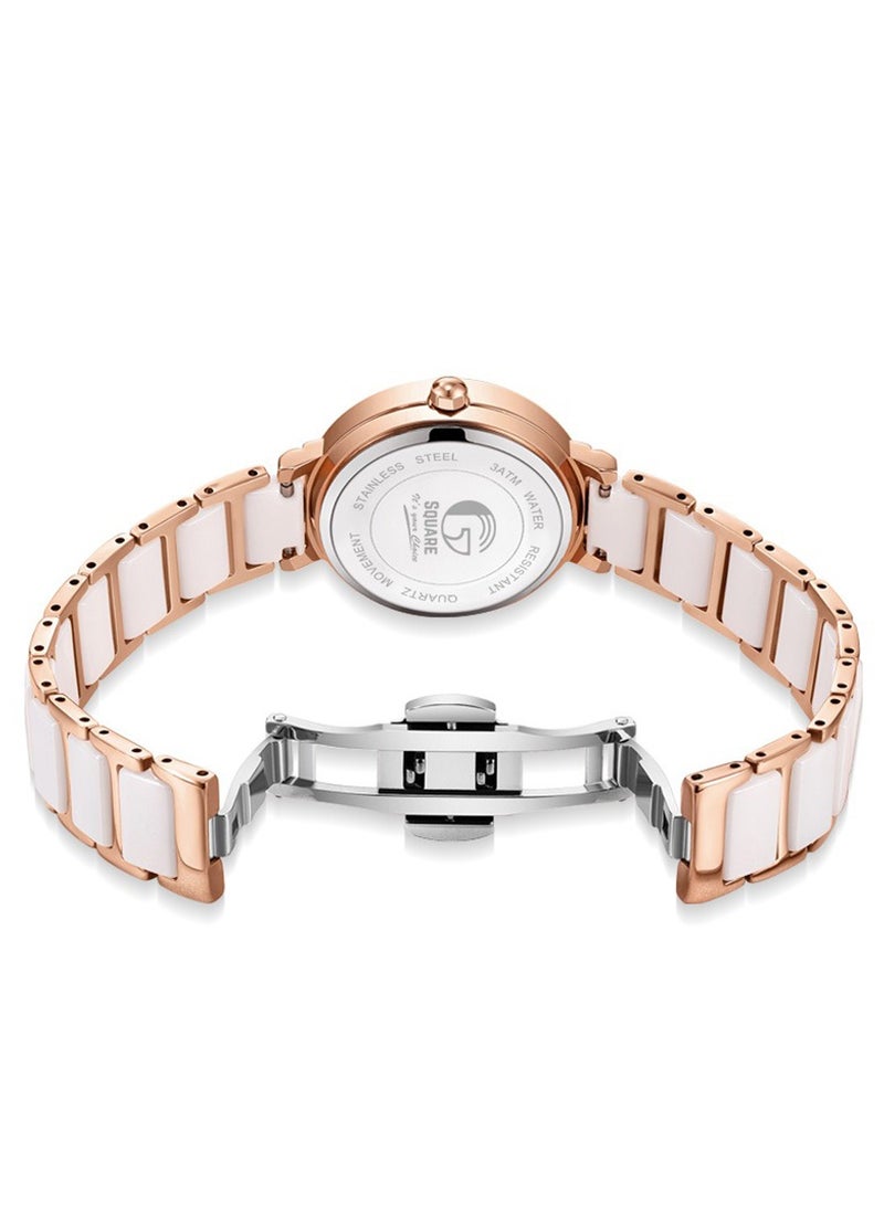 Gsquare Women’s Analog Quartz Two tone Stainless Steel Watch – Model 5589 - Image 2