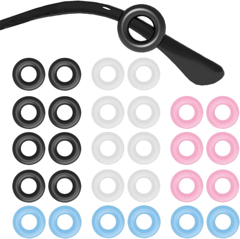 SMARTTOP 20 pairs Eyeglass Ear Grips Sleeve Holder-Eyeglasses Ear Hooks -Comfort Anti-Slip glasses ear grip-For Kids and Adults Sunglasses, Reading Glasses, Sport Eyewear - Image 1