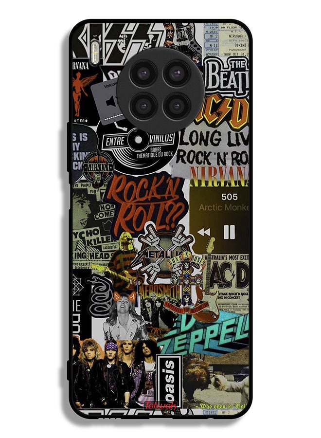 Tolwak Huawei nova 8i Protective Case Cover Long Live Rock N Roll - Image 2