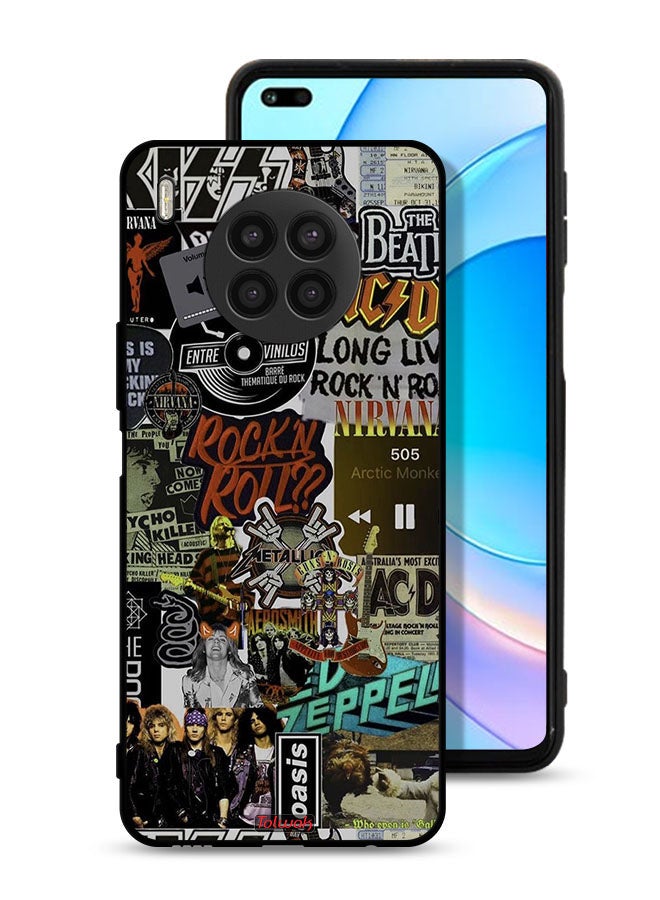 Tolwak Huawei nova 8i Protective Case Cover Long Live Rock N Roll - Image 1