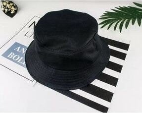 Giraffe Plain Black Bucket Hat Fisherman Hat Bucket Hat  - Image 4