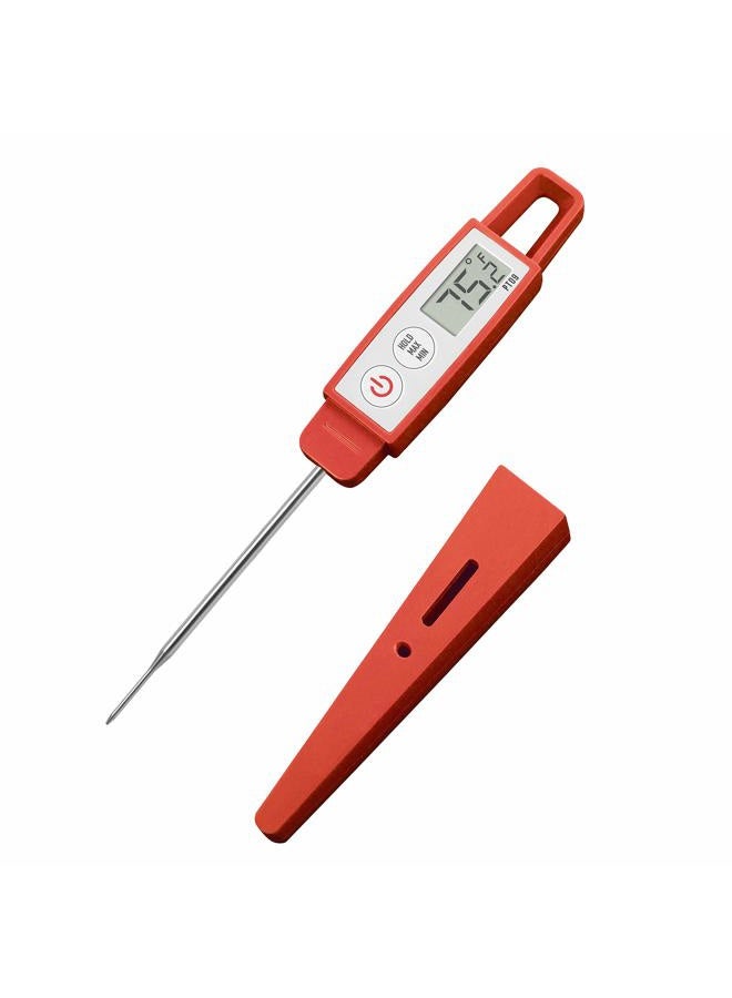 Lavatools PT09C Super-Quick Commercial Grade Digital Thermometer for Cooking, Meat, Candy, Candle, Liquid, Oil, 3" Compact Probe, Splash Proof, °C/°F Toggle, Hold Function - Sambal - Image 1