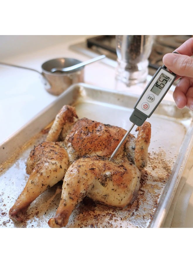 Lavatools PT09C Super-Quick Commercial Grade Digital Thermometer for Cooking, Meat, Candy, Candle, Liquid, Oil, 3" Compact Probe, Splash Proof, °C/°F Toggle, Hold Function - Sambal - Image 5