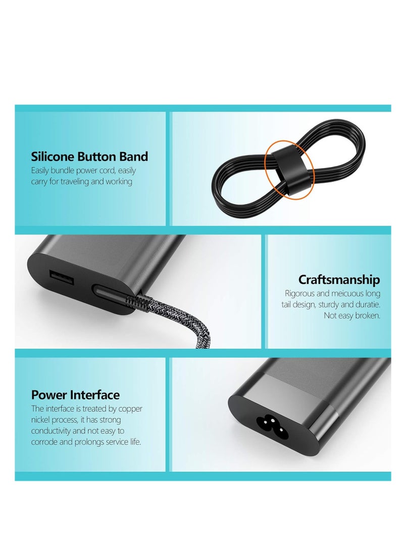 110W 5A 20V USB-C TPN-DA24 AC Charger for HP Spectre X360 Elitebook x360 HP Chromebook 14 14A G5 11 11A G6 EE G7 G8 X360 Laptop Power Supply Adapter Cord - Image 4