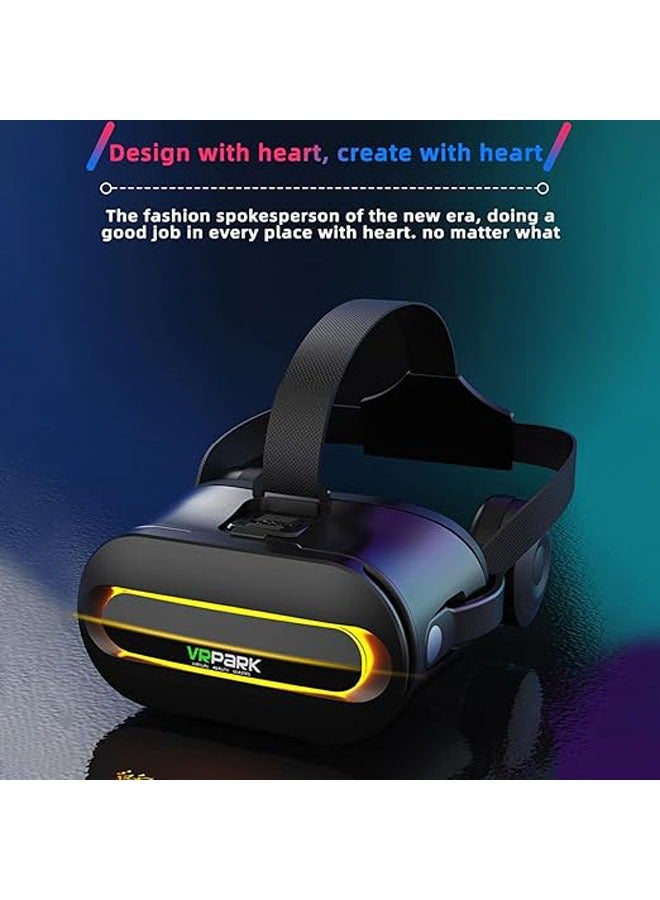 General VR Headsets, Virtual Reality Goggles Soft and Comfortable New 3D VR Glasses - 3D Virtual Reality Goggles Glasses for Kids and Adults  - Image 2