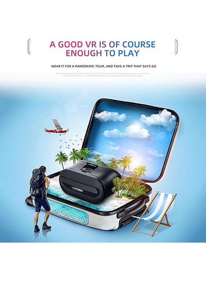 General VR Headsets, Virtual Reality Goggles Soft and Comfortable New 3D VR Glasses - 3D Virtual Reality Goggles Glasses for Kids and Adults  - Image 3