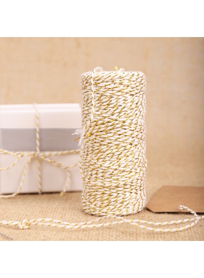 آنا حبل قطن بلاتيني بطول 100 متر لتغليف الهدايا DIY - Image 1