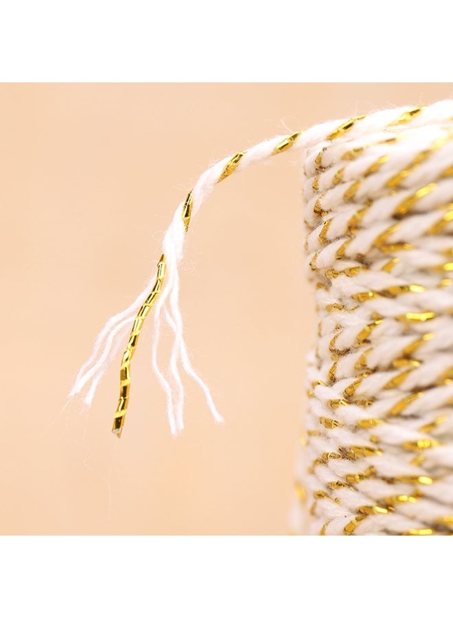 آنا حبل قطن بلاتيني بطول 100 متر لتغليف الهدايا DIY - Image 3