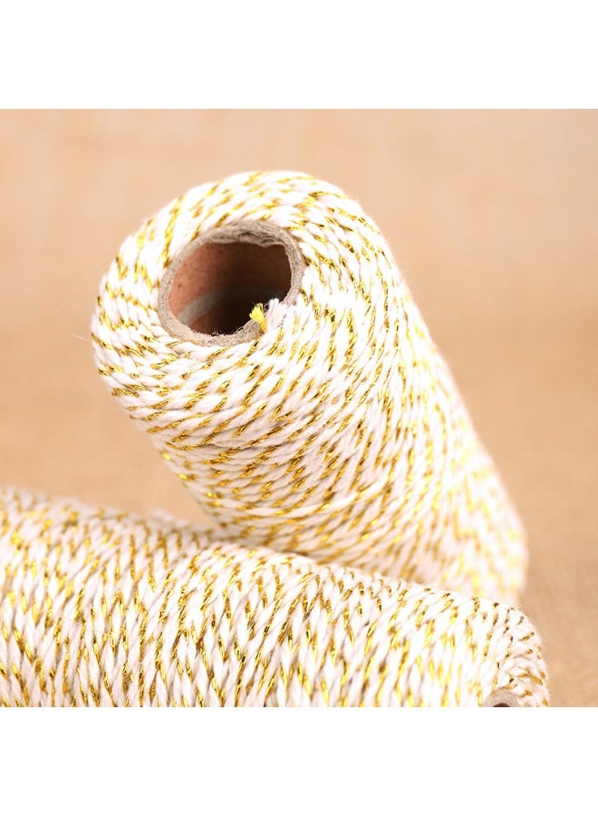 آنا حبل قطن بلاتيني بطول 100 متر لتغليف الهدايا DIY - Image 4