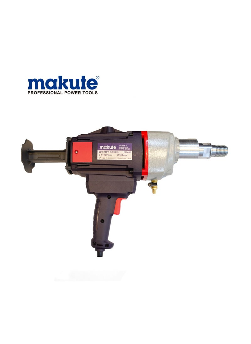 makute Drill Core 2600w With Stand,Maximum drilling diameter: 180 mm  - Image 1