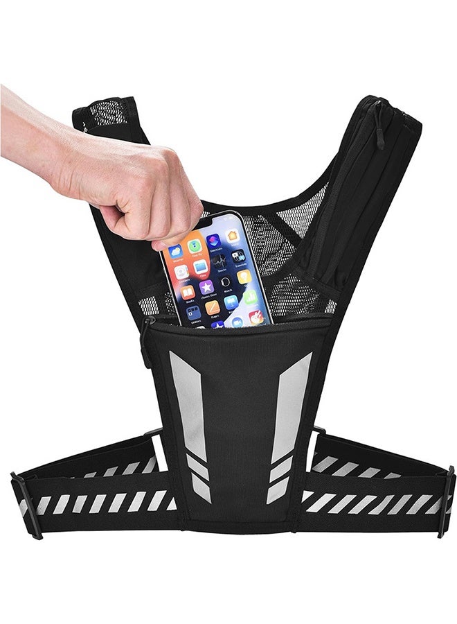 Breathable Cycling VestRunning VestMobile Phone Backpack - Image 4