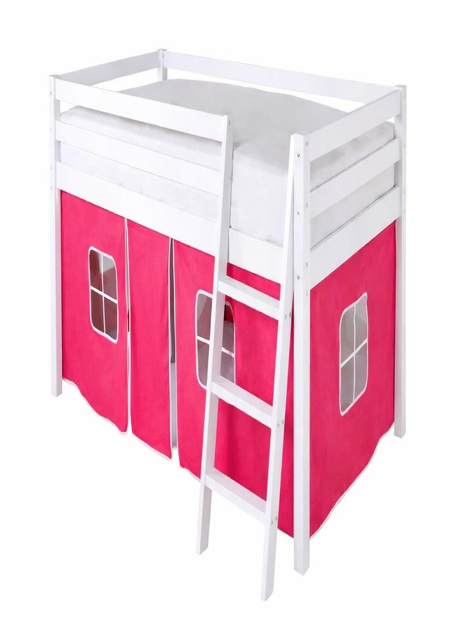 HLS Cabin Tent for Bunk Bed Loft, Pink, Fits Midsleeper bed frames - Image 1