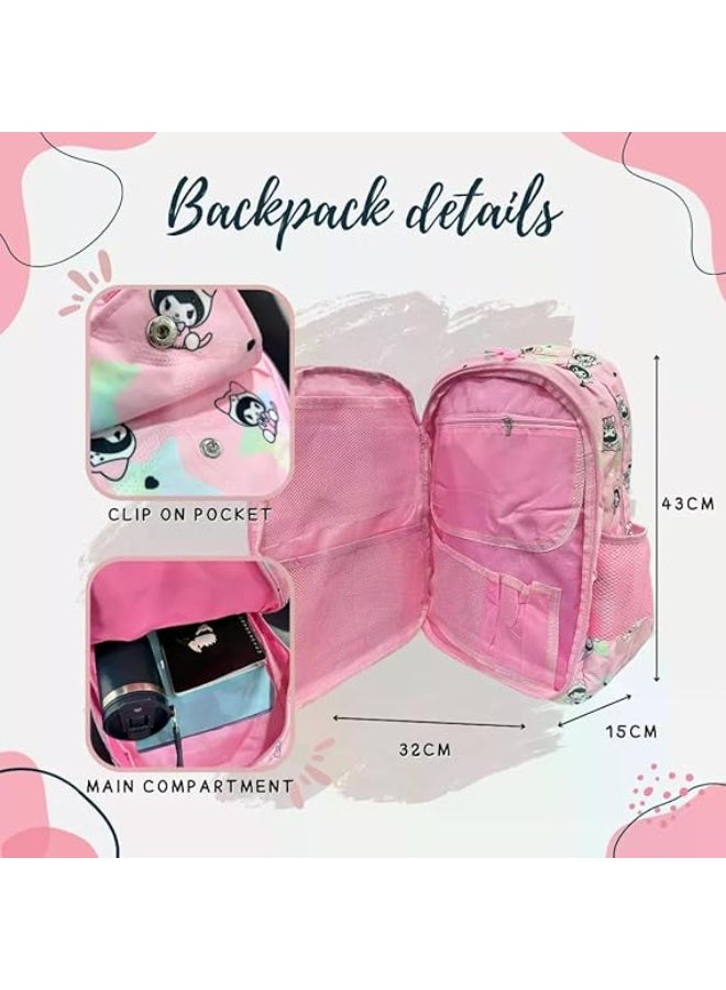 cloud Cute Travel Backpack Bookbag for Women Men Boys Girls with Compartments for Elementary School College, Durable Water Resistant Backpack - Image 4