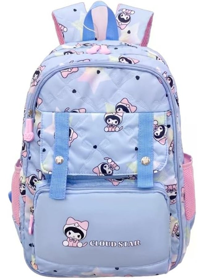 cloud Cute Travel Backpack Bookbag for Women Men Boys Girls with Compartments for Elementary School College, Durable Water Resistant Backpack - Image 1