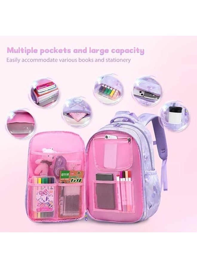 cloud Cute Travel Backpack Bookbag for Women Men Boys Girls with Compartments for Elementary School College, Durable Water Resistant Backpack - Image 2