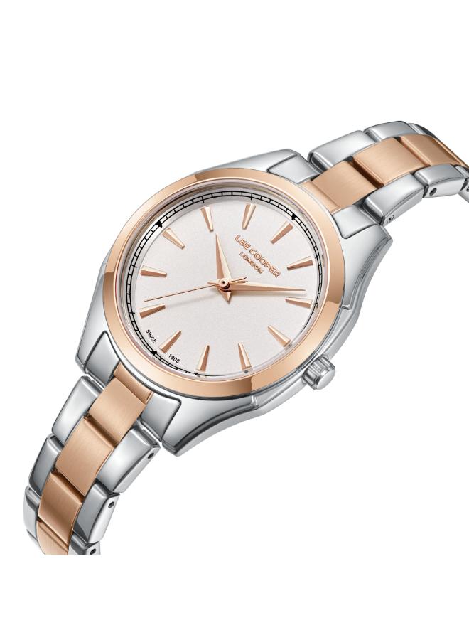 لي كوبر ساعة يد نسائية معدنية بعقارب . -  مم - Image 2