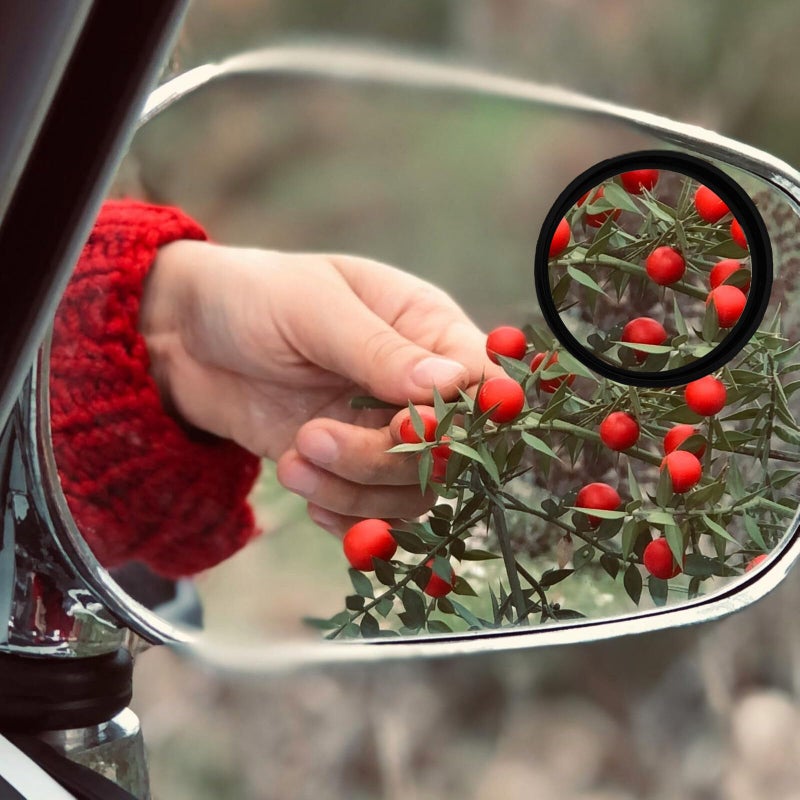 360 Adjustable Wide Angle Blind Spot Mirror With Suction Cup For Cars SUVs Trucks - Image 5