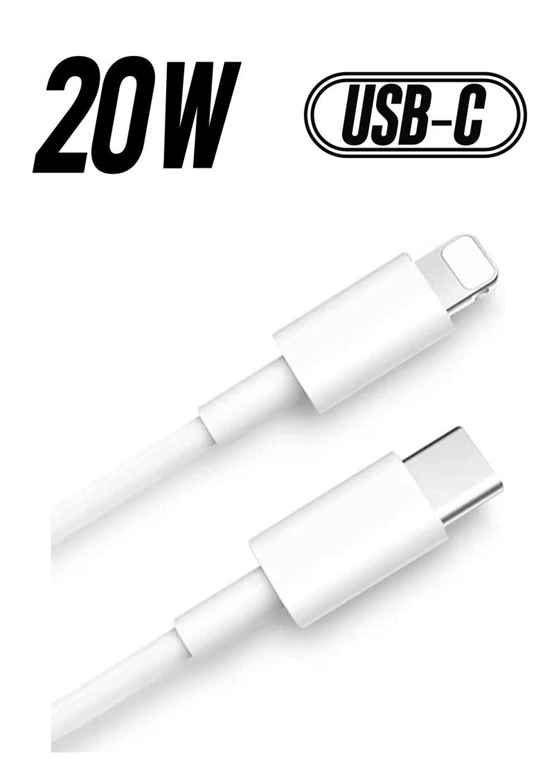 ELTRAZONE - USB C to Lightning Cable 20W Fast Charging [MFi Certified] Compatible with iPhone 13 Pro Max/12/11 Pro/X/XS/XR/8 Plus/AirPods Pro - Image 1
