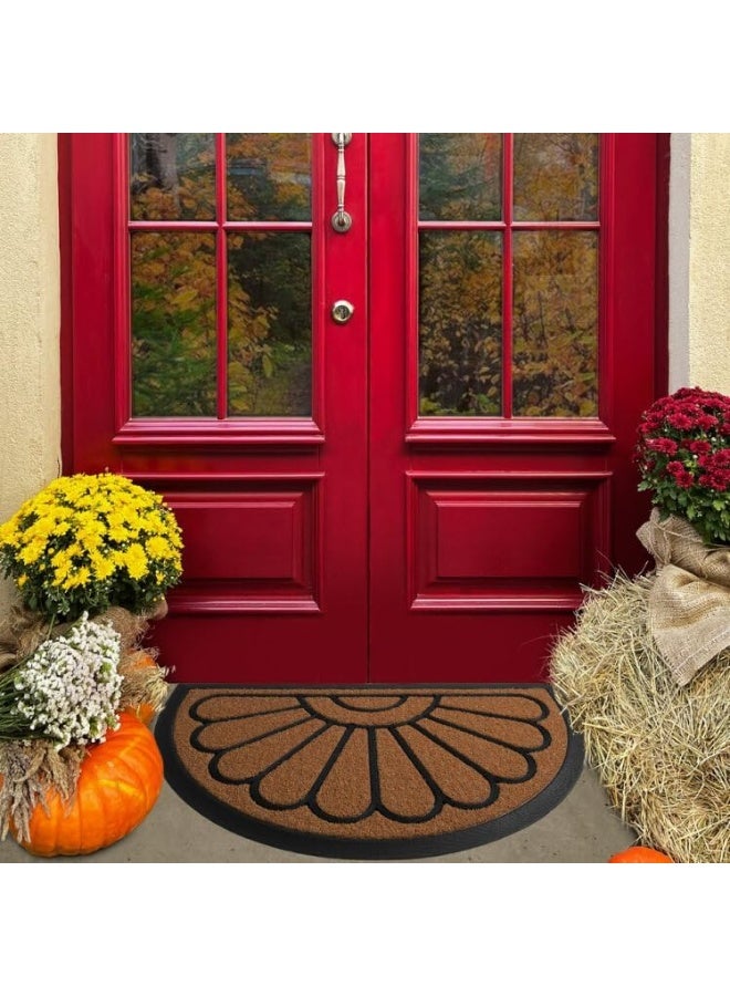 ubdyo Doormat - Welcome Mat, Outdoor Entry Mat, Welcome Doormat - Half Circle Outdoor Mat - Front Outdoor Door Mat, Outside Door Mat  - Image 5