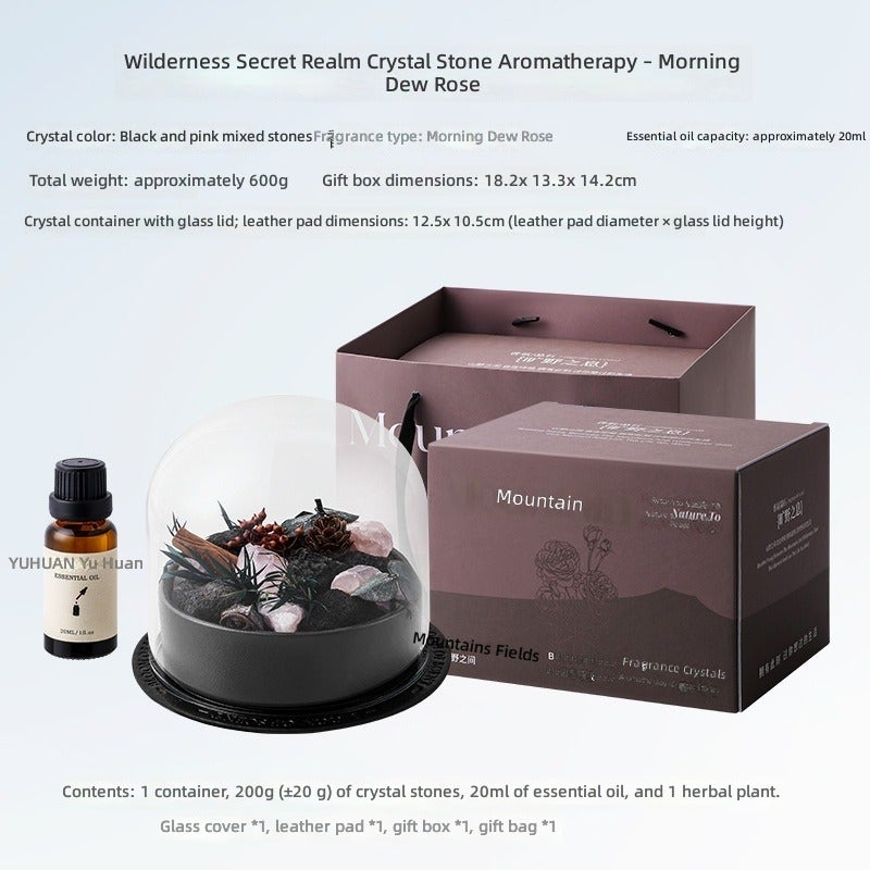 Fire-Free Aromatherapy Essential Oil Diffuser Stone - Long-Lasting Home Fragrance Gift Box