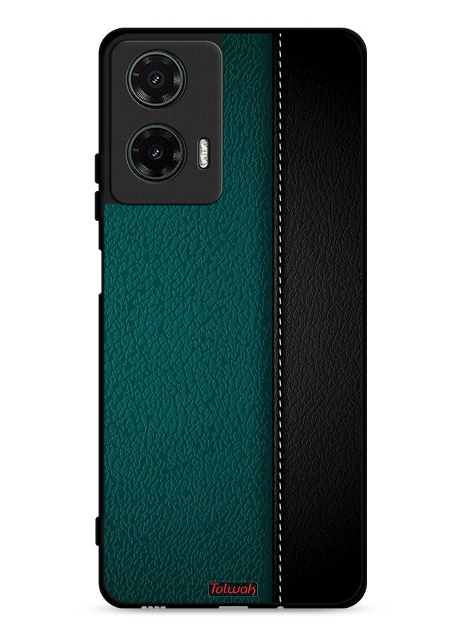 Tolwak Motorola Moto G35 5G Protective Case Cover Leather Pattern - Image 1