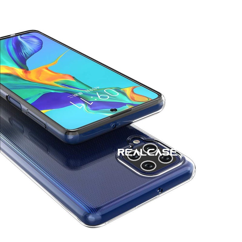 Realcase غطاء خلفي لجهاز سامسونج جالاكسي F62 / M62 | غطاء خلفي شفاف من TPU مقاوم للصدمات لجهاز سامسونج جالاكسي F62 / M62 - Image 2