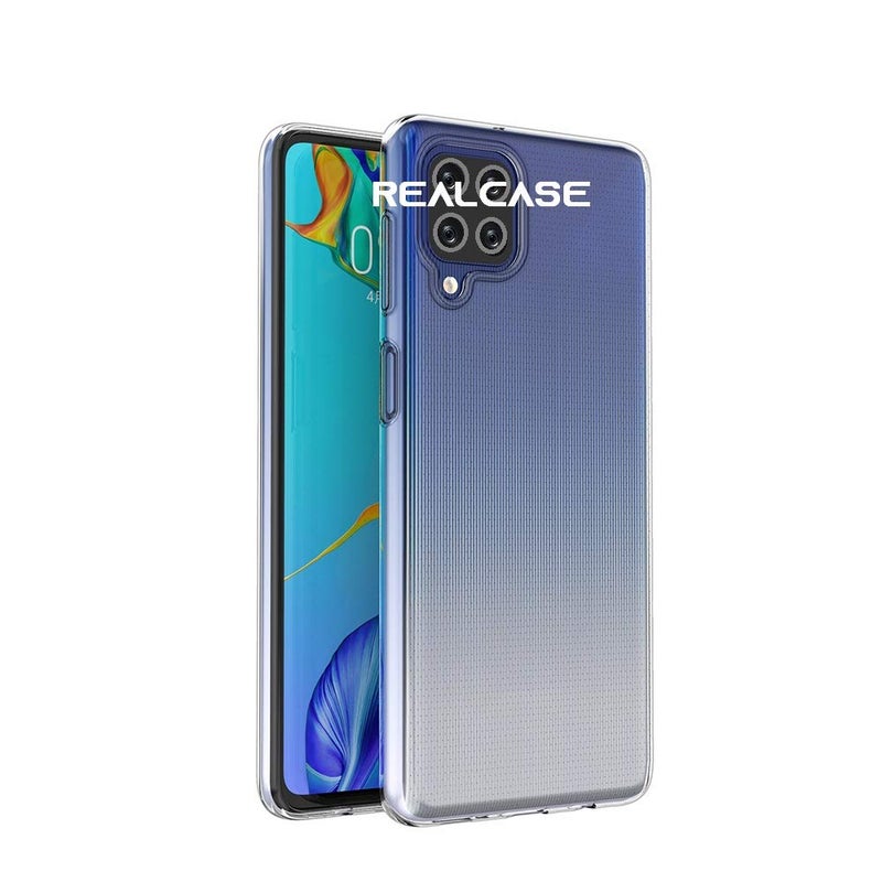 Realcase غطاء خلفي لجهاز سامسونج جالاكسي F62 / M62 | غطاء خلفي شفاف من TPU مقاوم للصدمات لجهاز سامسونج جالاكسي F62 / M62 - Image 1