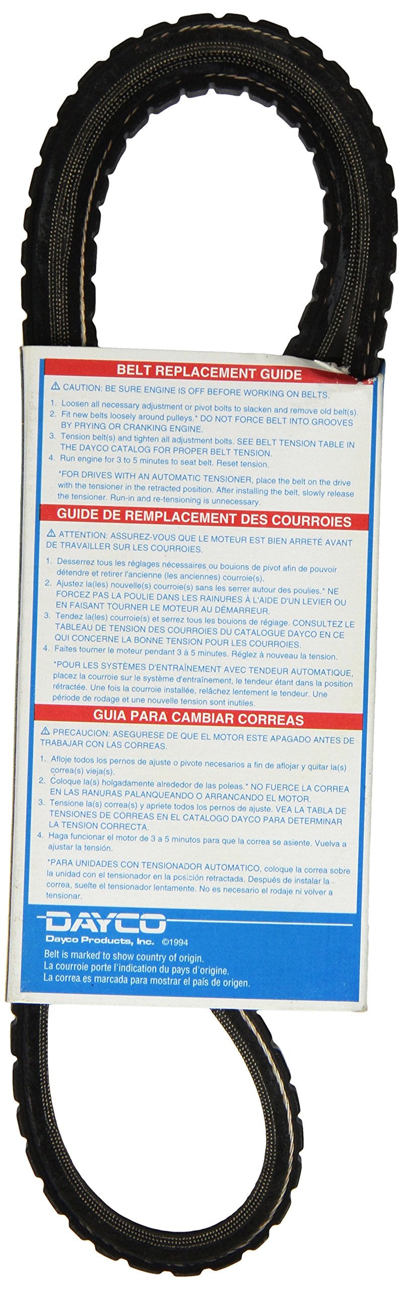 Dayco 17410 Accessory Drive Belt, Black - Image 2