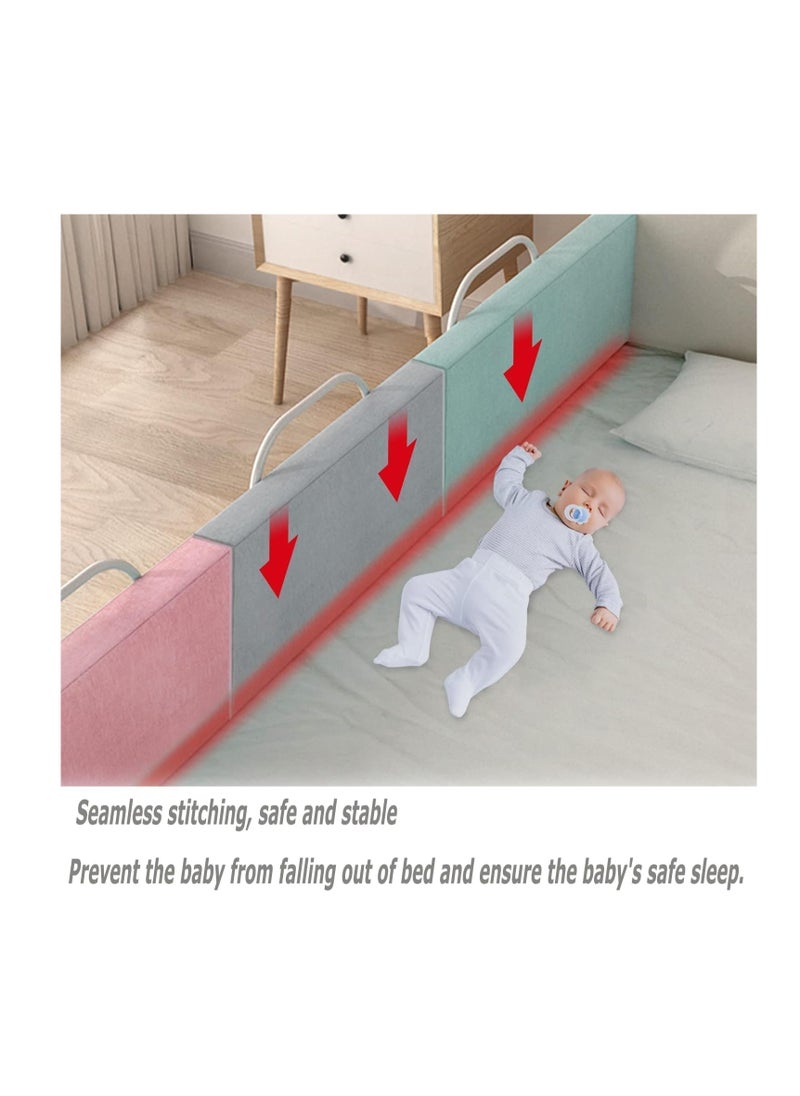 Bed rails for toddler, bed rail guard for kids,upgrade reinforced safety soft fence protector,height adjustable bed guard rail,bed safety barrier protection,Punch free (50x28cm, Grey-3pcs) - pzsku/Z42E062BD78A0C1D6D2B5Z/45/_/1732245874/bb6580f6-4570-410c-a97b-3623dae20e8c