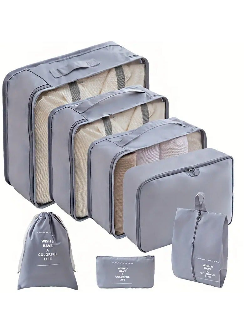 TRAVEL Storage Bags 7pcs Travel Storage Bag Set for Suitcases, Lightweight Luggage Packing Storage Bag for Travel Accessories 