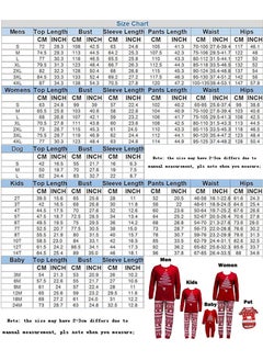 VUCATIN Children's Family Matching Pajamas Holiday Matching Clothing Long-Sleeved Parent-Child Pajamas for Home Suitable for Women Men Children and Pets (Baby)  - Image 4