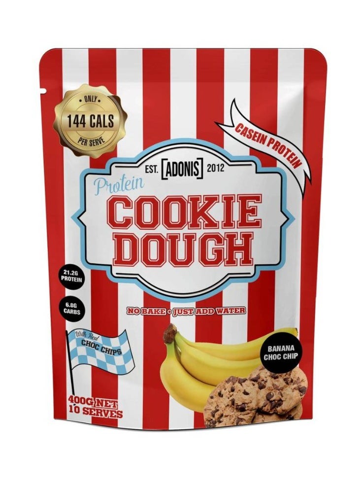 Adonis Protein Cookie Dough - Banana - (400g) - Image 1