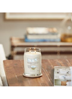 YANKEE CANDLE Signature Scented Candle | Clean Cotton Large Jar Candle with Double Wicks | Soy Wax Blend Long Burning Candle | Perfect Gifts for Women  - Image 3