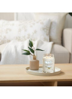 YANKEE CANDLE Signature Scented Candle | Clean Cotton Large Jar Candle with Double Wicks | Soy Wax Blend Long Burning Candle | Perfect Gifts for Women  - Image 2