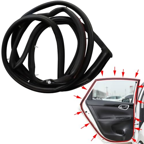 HLUCHY 828313RA0AA11 Rear Left Door Rubber Seal Weatherstrip Replacement Replacement for Sentra 82831 3RA0A A11 828313RA0AA11 - Image 3