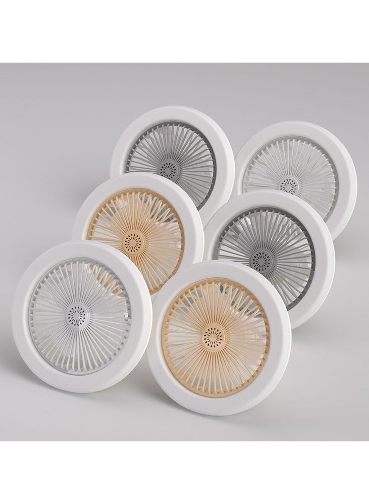 مراوح سقف مع أضواء وجهاز تحكم عن بعد، ثريا مع مروحة سقف، مروحة سقف فائقة الصمت 3 سرعات قابلة للتعديل مع جهاز تحكم عن بعد لغرفة المعيشة وغرفة النوم - Image 3